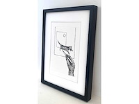 Roger raveel - oscar en de blijde dood - ets - afbeelding 2 van  8