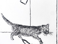 Roger raveel - oscar en de blijde dood - ets - afbeelding 5 van  8