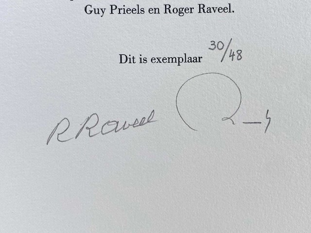 Roger raveel - oscar en de blijde dood - ets - afbeelding 8 van  8