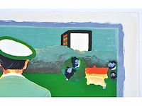 Roger raveel - picnic - litho - afbeelding 2 van  12