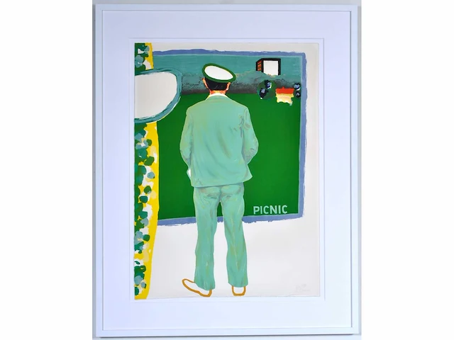 Roger raveel - picnic - litho - afbeelding 5 van  12