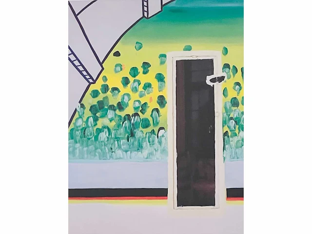 Roger raveel - portret van mijn tuin - offset - afbeelding 1 van  7