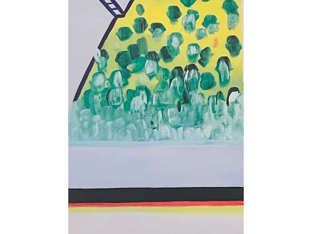 Roger raveel - portret van mijn tuin - offset - afbeelding 6 van  7