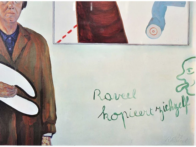 Roger raveel - raveel kopieert zichzelf - offset - afbeelding 3 van  6