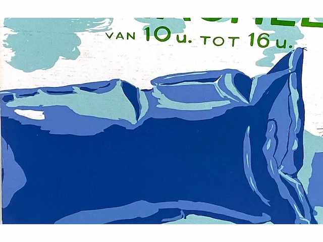 Roger raveel - raveel op de leie - zeefdruk - afbeelding 9 van  10