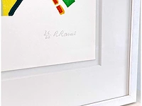 Roger raveel - thuis - kleurenhoutsnede - afbeelding 6 van  7