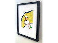 Roger raveel - thuis - kleurenhoutsnede - afbeelding 4 van  11