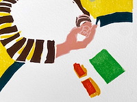 Roger raveel - thuis - kleurenhoutsnede - afbeelding 7 van  11