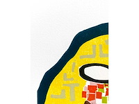 Roger raveel - thuis - kleurenhoutsnede - afbeelding 11 van  11