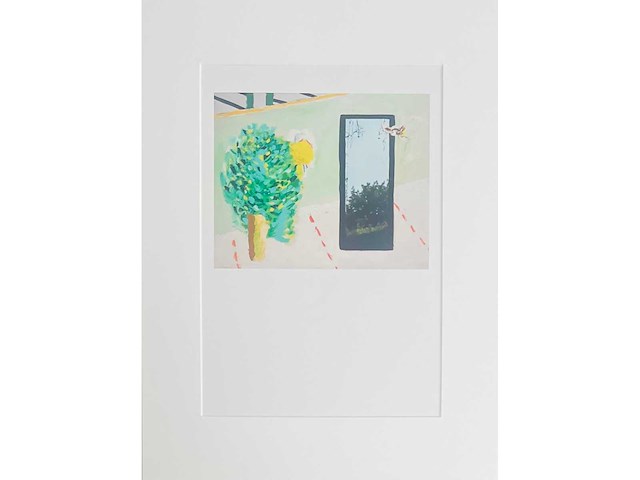 Roger raveel - tuin met spiegel - offset - afbeelding 2 van  5