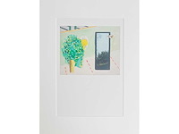 Roger raveel - tuin met spiegel - offset - afbeelding 2 van  5