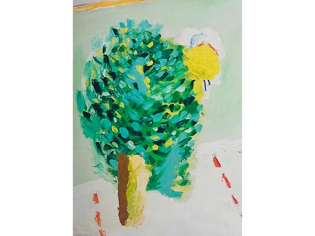 Roger raveel - tuin met spiegel - offset - afbeelding 4 van  5