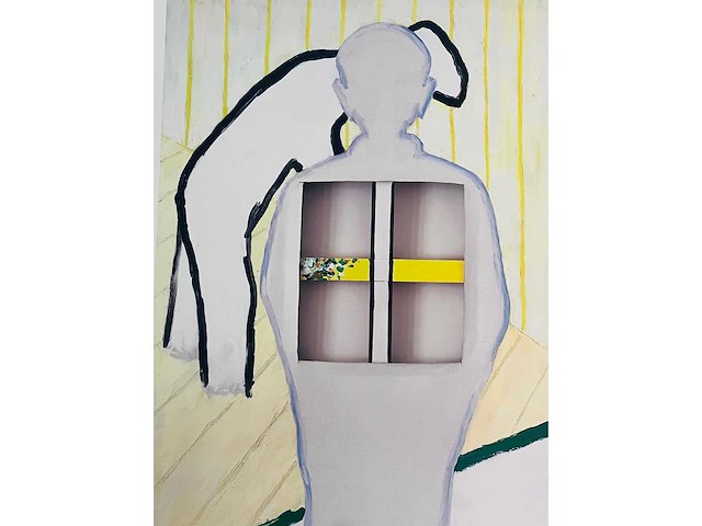 Roger raveel - vader en zoon - offset - afbeelding 1 van  6