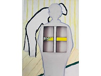 Roger raveel - vader en zoon - offset - afbeelding 1 van  6