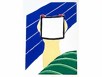 Roger raveel - witte magie - houtsnede