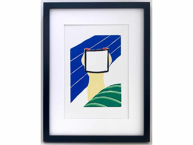 Roger raveel - witte magie - houtsnede - afbeelding 5 van  6