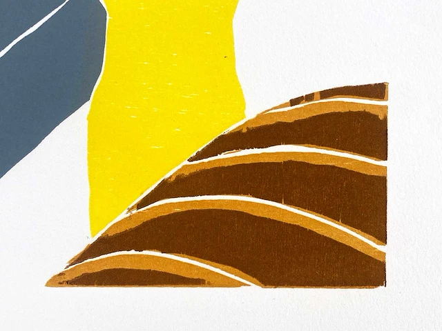 Roger raveel - witte magie - houtsnede - afbeelding 3 van  5