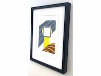 Roger raveel - witte magie - houtsnede - afbeelding 5 van  5