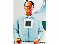Roger raveel - zelfportret met karretje - offset - afbeelding 5 van  7