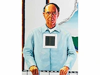 Roger raveel - zelfportret met karretje - offset - afbeelding 6 van  7