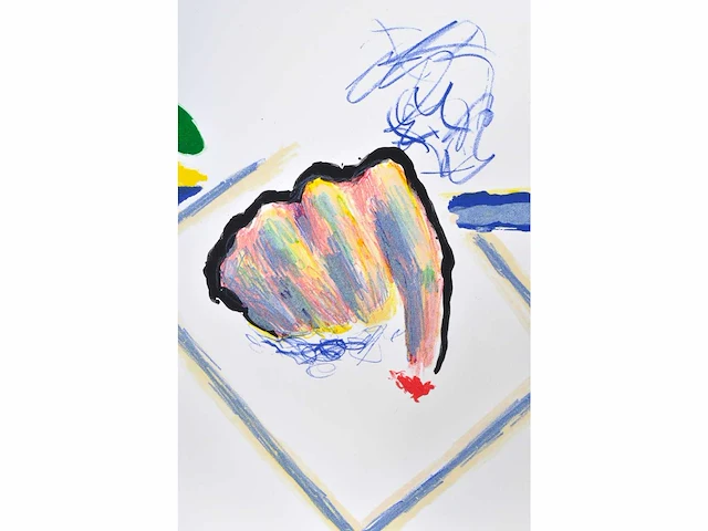 Roger raveel (1921 – 2013) - benadrukken - lithografie - afbeelding 4 van  6