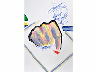 Roger raveel (1921 – 2013) - benadrukken - lithografie - afbeelding 4 van  6