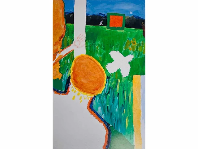 Roger raveel (1921-2013) - magisch gebaar in de lente - offset - afbeelding 1 van  3