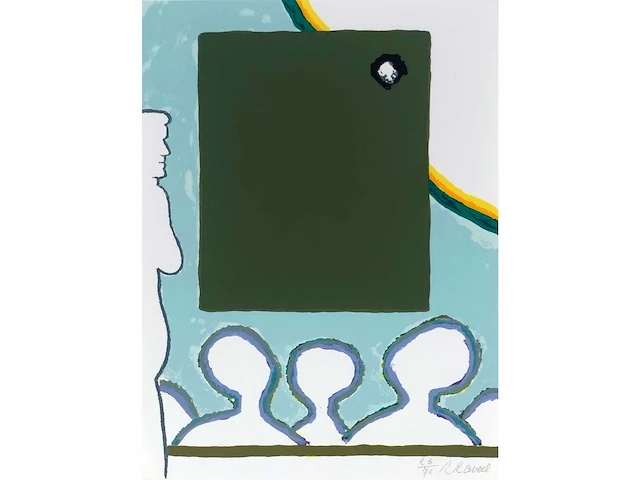 Roger raveel (1921-2013) - zeldzaam - afbeelding 1 van  6