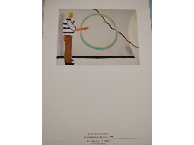 Roger raveel de schepping van de cirkel - afbeelding 5 van  5