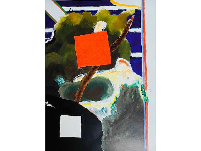 Roger raveel – een gelukkige dag – offset - afbeelding 1 van  2