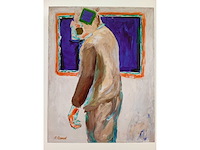 Roger raveel – een mens 1987 – offset - afbeelding 1 van  1