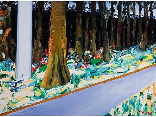 Roger raveel “het bos” - afbeelding 1 van  2