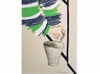 Roger raveel (machelen, 1921-2013) - origineel - afbeelding 4 van  7