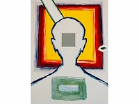 Roger raveel (machelen 1921-2013) ingelijst - afbeelding 2 van  5