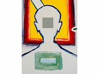 Roger raveel (machelen 1921-2013) ingelijst - afbeelding 3 van  5