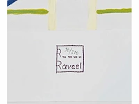 Roger raveel (machelen 1921-2013) met certificaat - ingelijst - afbeelding 6 van  6