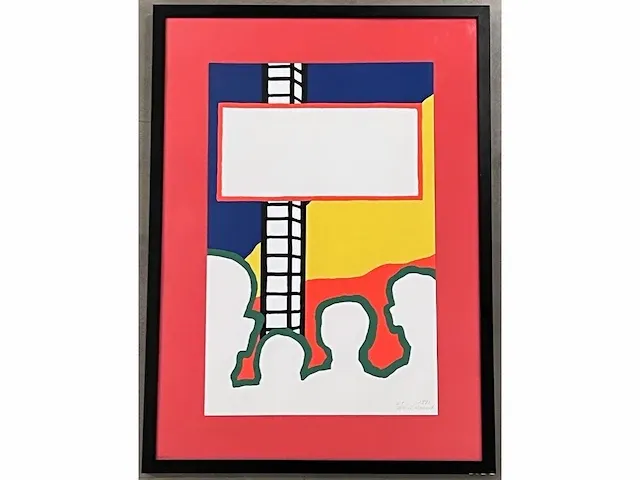 Roger raveel (machelen 1921-2013) topwerk - afbeelding 1 van  4