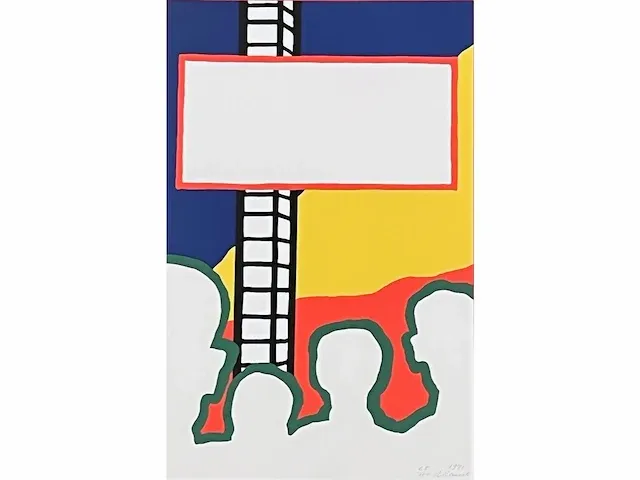 Roger raveel (machelen 1921-2013) topwerk - afbeelding 2 van  4