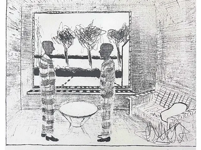 Roger raveel (machelen 1921-2013) topwerk - afbeelding 1 van  5