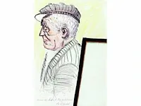 Roger raveel (machelen, 1921-2013) – uniek ingekleurd - afbeelding 1 van  1
