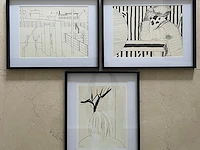 Roger raveel (serie 3 stuks)