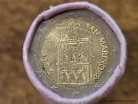 Rol 2 eurostukken san marino 2011 - afbeelding 2 van  3