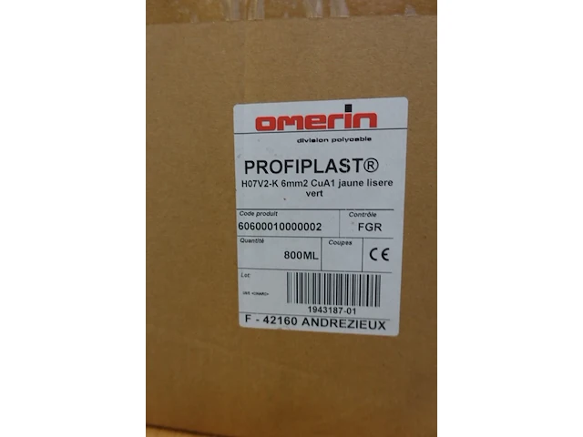 Rol elektrische draad - afbeelding 2 van  2