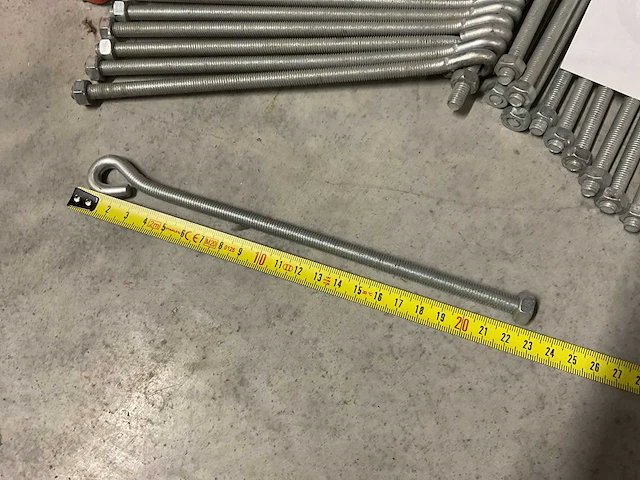 Rol staalkabel 5mm dik x 200 meter en 35 schroefhaken - afbeelding 3 van  3