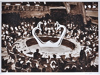 Roland sips - the gathering - aquarel - 1980 - afbeelding 1 van  12