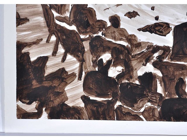 Roland sips - the gathering - aquarel - 1980 - afbeelding 7 van  12