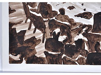 Roland sips - the gathering - aquarel - 1980 - afbeelding 7 van  12