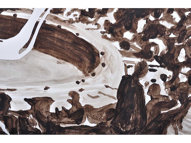 Roland sips - the gathering - aquarel - 1980 - afbeelding 9 van  12