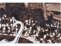 Roland sips - the gathering - aquarel - 1980 - afbeelding 10 van  12