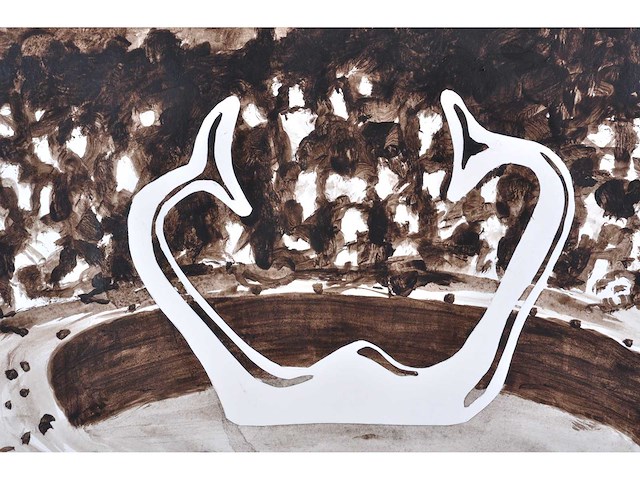 Roland sips - the gathering - aquarel - 1980 - afbeelding 12 van  12